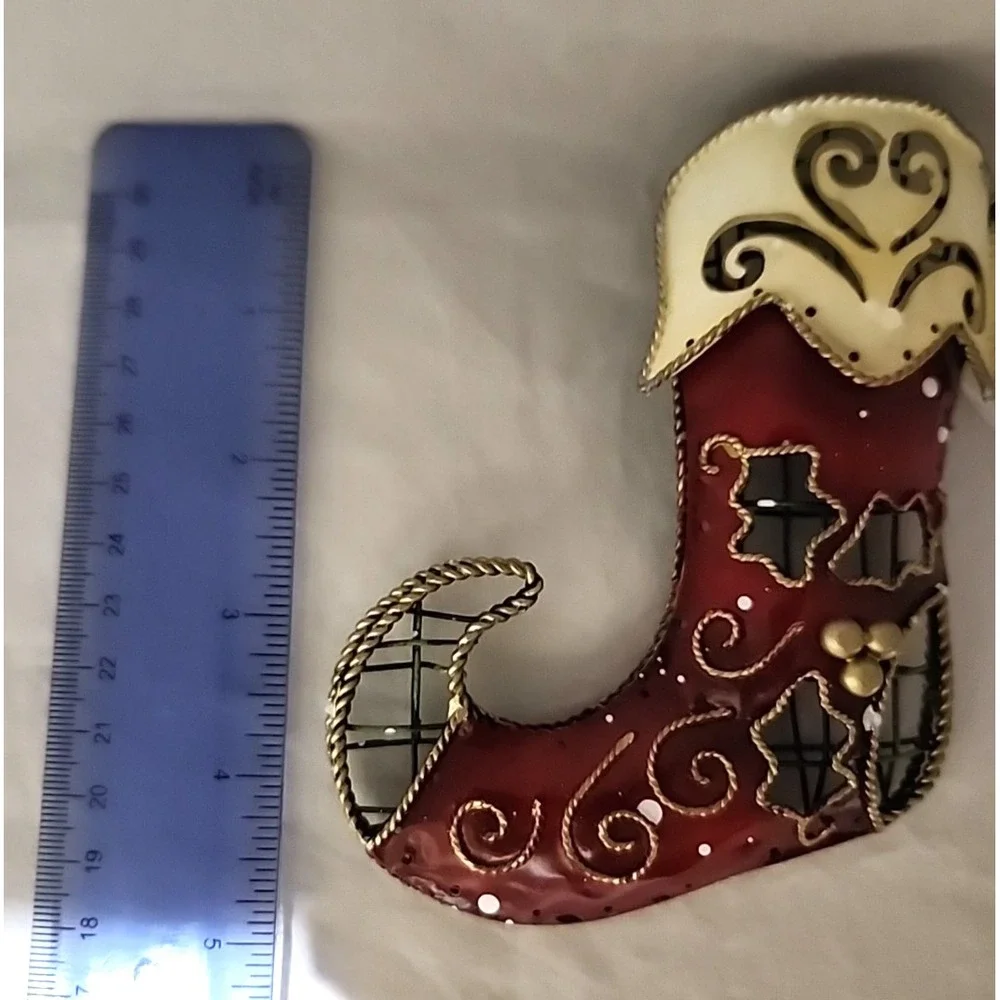 Metal Stocking Holiday Ornament